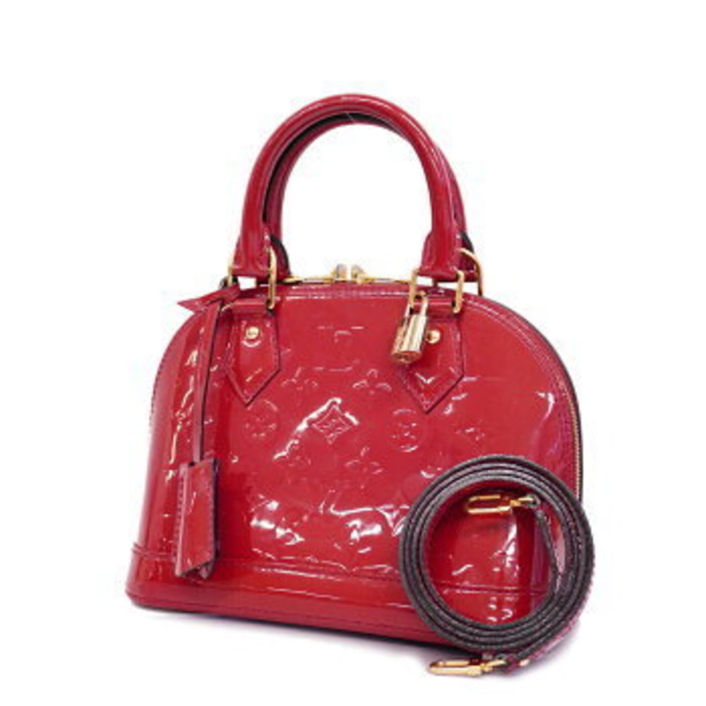 Louis Vuitton Monogram Verni Alma BB Shoulder Bag